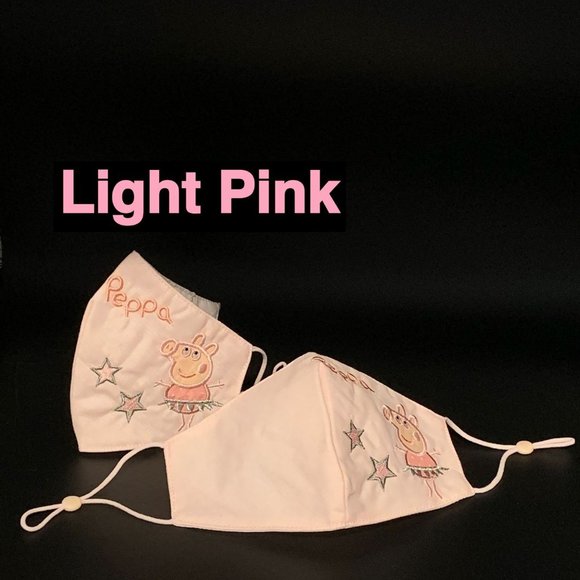 4 Pcs Cotton Peppa Pig Face Mask for Kids - Picture 4 of 6